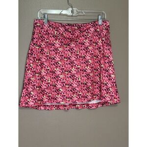 Greg Norman Play Dry Athletic Skort Pink Multicolor Golf Tennis Womens Size M